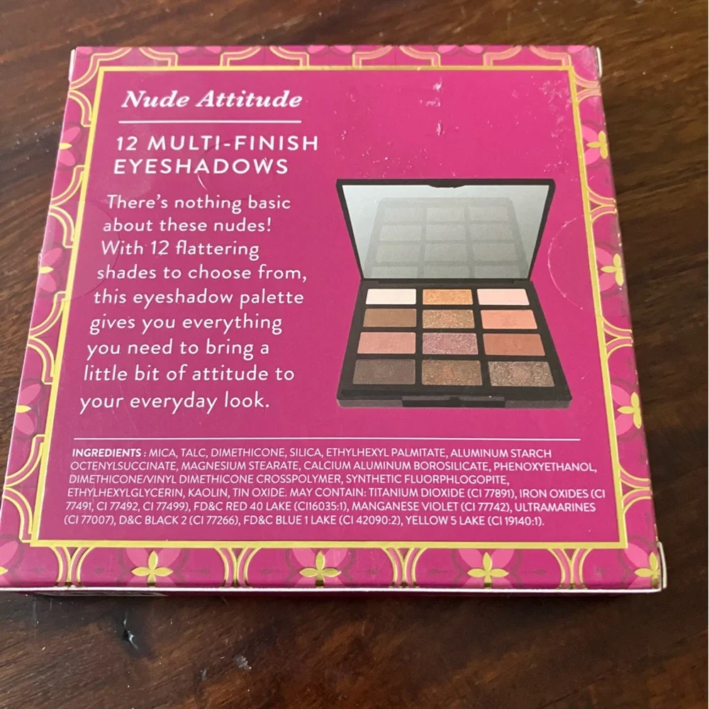 Laura Geller Nude Attitude Eyeshadow Palette 12 color neutral colors NWT‎